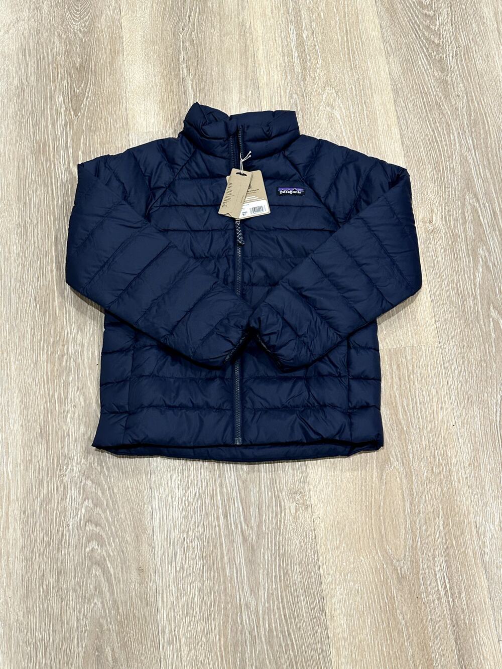 Patagonia Kid's Down Sweater Jacket, New Navy, XS 5/6, NWT